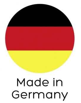 Nachhaltig und fair in Deutschland hergestellt.